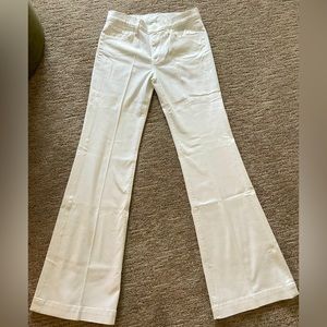 Seven for All Mankind - Ginger Flared Jeans - White - Size 28